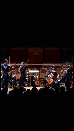 The Vision String Quartet’s residency @tonhalle_duesseldorf with the @duesseldorfersymphoniker and conductor Alpesh Chauhan 👔👖 #atelierrosemarieumetsu | ATELIER ROSEMARIE UMETSU