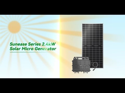 Sunease Series 2 4kW Solar Micro Generator