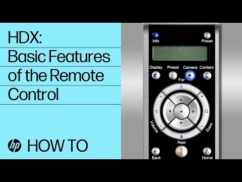 HDX: Basic Features of the Remote Control | HP Support