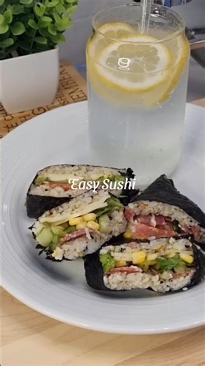 Easy Sushi # kfood #Kimbap #cooking