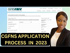 How To Register With CGFNS And Apply For Credentials Evaluation Service in 2024