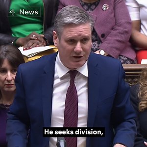 "Will the Prime Minister... ensure that this is the end of the era of oligarch impunity?" That was Labour Leader Sir Keir Starmer's question to Boris Johnson. The PM says the government couldn't "conceivably be doing more" to root out corrupt Russian money. | Channel 4 News