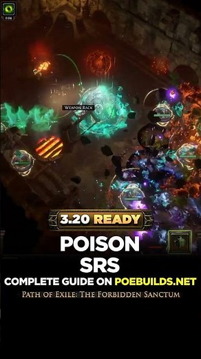 3.20 THE POISONOUS SWARM OF DEATH - SRS - BUILD GUIDE | PoE Builds | #shorts #poe #pathofexile
