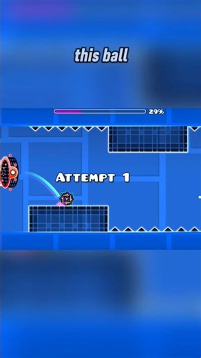 Geometry dash ball section!