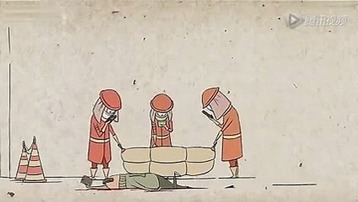 Very funny cartoon animation about smartphone addiction