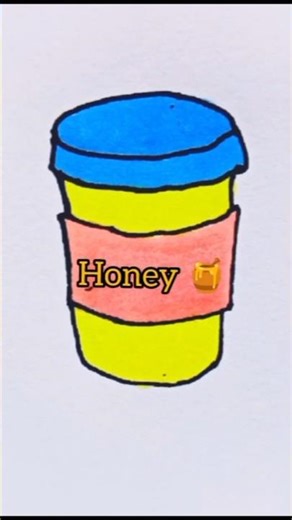 Honey drawing easy art #drawing #shortsdrawing #art