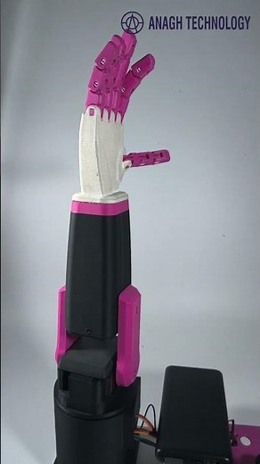 🤖 DIY Robotic Hand Using Arduino & Servo Motors ⚡#shorts #engineering
