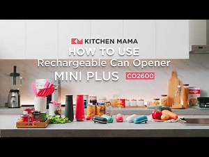 How to Use Kitchen Mama Mini Plus Electric Can Opener – Rechargeable, Portable, Powerful