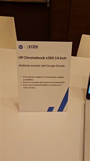Hands-On with HP's new Chromebook Plus x360 14 at CES 2026 | Chrome Unboxed