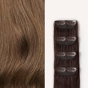 Amazon.com: Luxy 100% Remy Human Hair – Scalp Hair Fill-Ins - Clip-Ins for Scalp & Part Line Coverage - Natural Coverage for Thinning Areas, Lightweight Mesh Bands 30 grams 12" Chestnut Brown Scalp : Beauty & Personal Care