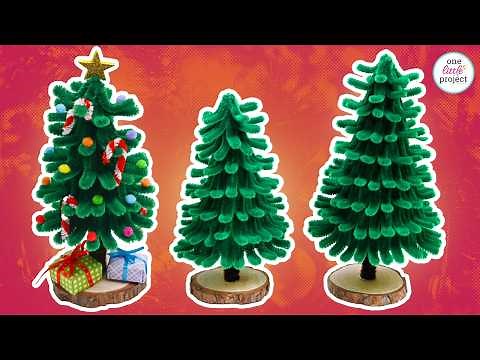 Pipe Cleaner Christmas Tree | Easy Pipe Cleaner Tree Craft