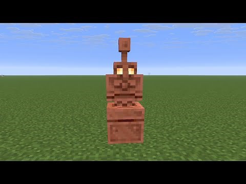 Minecraft: How to Make Copper Golem - Step-by-Step Tutorial (Easy & Working)