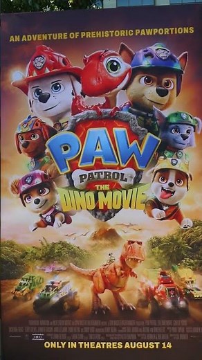 Paw Patrol The Dino Movie Premiere Paramount Studios Los Angeles California August 2, 2026