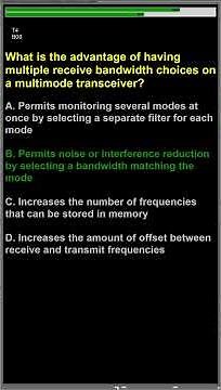 Ham Radio Technician license exam T4B Operating controls frequency tuning, use of filters, #ham