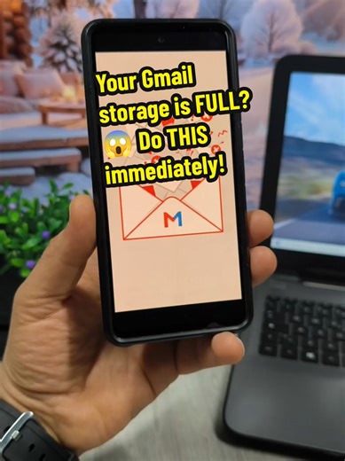 Your Gmail storage is FULL? 😱 Do THIS immediately! #gmail #storage #full #email #spam