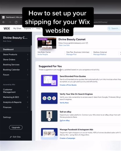 Set Up Shipping on Your Wix Store Effectively