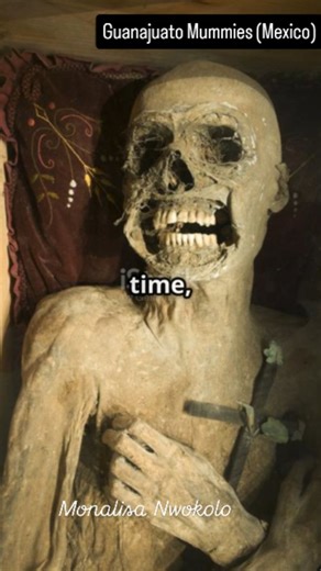 Guanajuato Mummies (Mexico): During a cholera outbreak, victims were buried quickly and later exhumed mummified naturally, some with faces frozen in screams. Uncover the science, history, and mystery behind these unique mummies that continue to captivate and shock viewers worldwide. Don’t miss out on this jaw-dropping glimpse. #guanajuatomummies #reallifescreamingmummies #choleraoutbreak #mummification #mexicomysteries #shockandawe #reels #facts #factsdaily #didyouknow #didyouknowfacts | Monalis