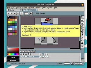 LibreSprite - Making a walking robot