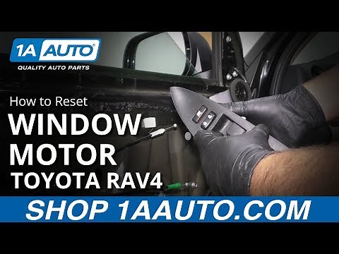 How to Reset & Reinitialize Window Motor 05-16 Toyota RAV4