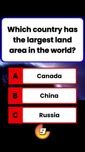Only 1% Know 🤯 Which Country Has the Largest Land Area? | Russia vs Canada vs China 🌍