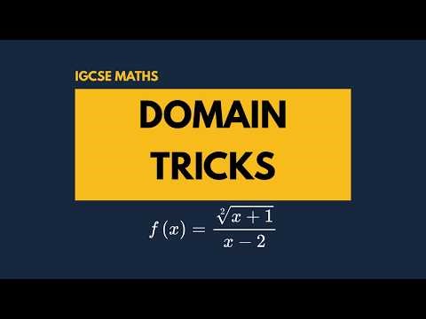 Find the Domain of Functions (Harder Examples Made Easy) | IGCSE Maths