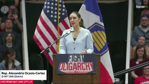 AOC speaks at 'Fight Oligarchy' event in Salt Lake City