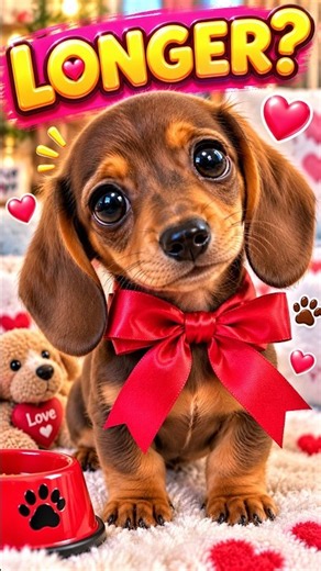 What If a Dachshund Never Stopped Getting Longer? 🌭🐶😂 #dogshorts #doglife #doglove