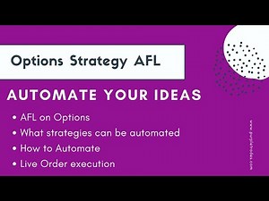 Automating Straddle and Strangle via Amibroker