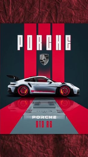 Creative Porsche Poster design in Photoshop 2026 🤩🔥 Photoshop Tutorial #photoshop #graphicdesign