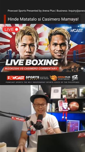 77K reactions · 3.5K shares | Casimero vs Mizokoshi Live Boxing Commentary #Powcast #Boxing | Powcast Sports | Facebook
