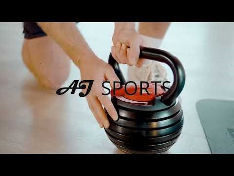 AJ-Sports Verstelbare Kettlebell | 7 Gewichten in 1 voor de Ultieme Workout!