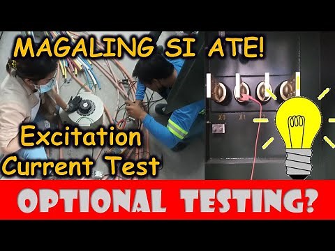 Transformer excitation current test