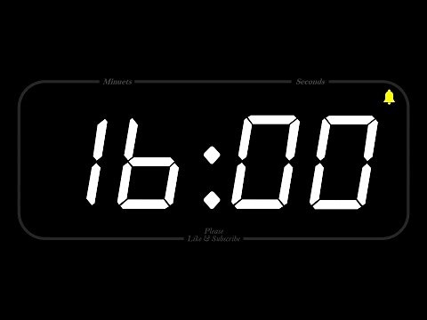 16 MINUET - TIMER & ALARM - Full HD - COUNTDOWN