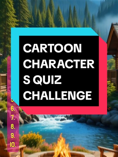 Cartoon Characters Quiz Challenge for Legends