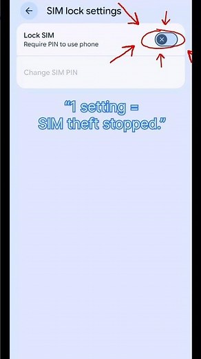 SIM Lock: The Setting That Protects Your Phone