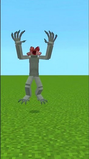 Demogorgon Evolution in Minecraft Bedrock Stranger Things Addon