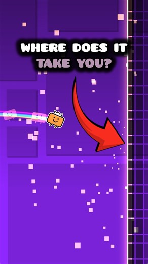 Where do you go after entering the end portal? 😨 #gd #geometrydash