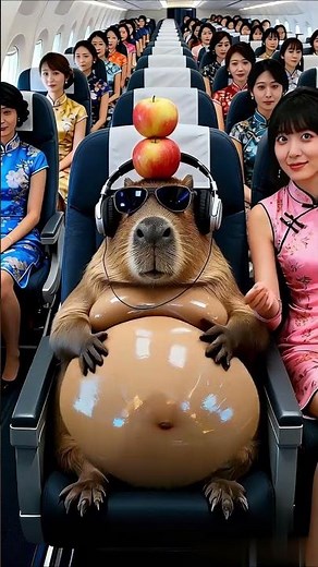 揉肚子好舒服啊 Capybara:Rubbing your stomach feels so comfortable #capybara #funny #pets #カピバラさん#故事分享🙌