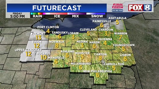 FRIGID! Temperatures tumbled well below zero on Friday morning -- enough to shatter the record in Cleveland. Get the latest forecast here: FOX8.com/weather/forecast/ | Fox 8 News