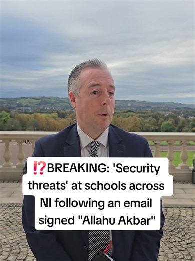 ⁉️BREAKING: 'Security threats' at schools across Northern Ireland following an email signed
