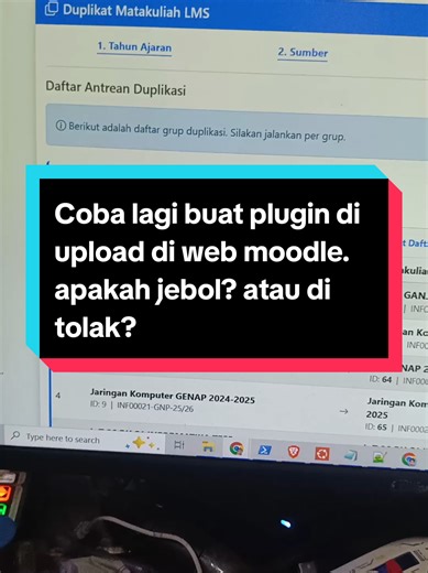 pembuatan Real-time System Monitor di Moodle, plugin sudah tak upload di web Plugin Moodle. wajib OS Linux moodle.org/plugins/local_sysmonitor