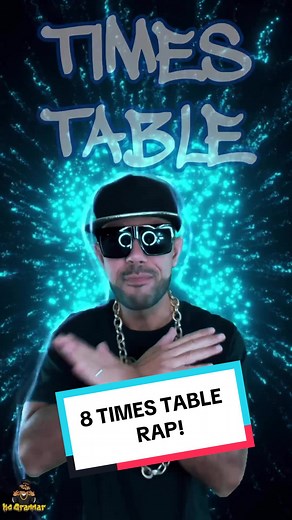 Catchy 8 Times Table Rap Song for Fun Learning