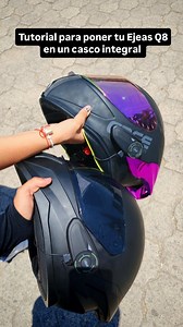 Tutorial para poner tu Ejeas Q8 en un casco integral. . . #ejeas #ejeasq8 #tutorial #intercom #casco #viral #fypシ #fyp #contenido #entretenimiento #bikers #motolife #biker #motos #reels #viralreels #motorcycle | Javi Rodando Ando