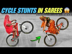 Cycle Stunts in Sarees – Public Reactions Will Shock You!