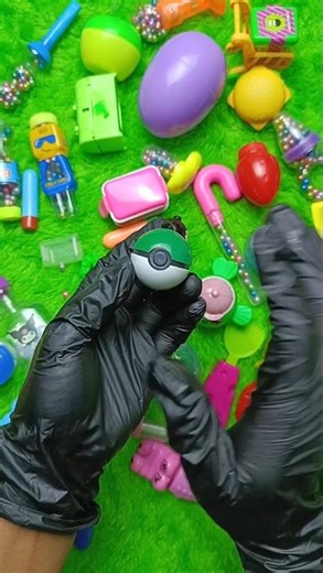 Asmr candy box pekemon ball and color balls