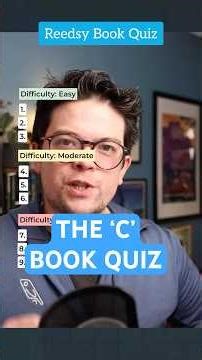 Can you conquer these challenging book questions? Today, all answers start with 'C'