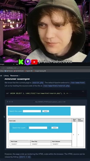 Dalla SQL Injection alla Remote Code Execution #cybersecurity #cpts #sqli #twitchitalia