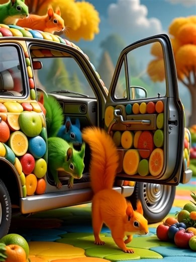 #Ardillas #Squirrels #ArdillasSaliendoDelCoche #SquirrelsInCar #Coche #Car #CocheDeFrutas #FruitCar #Frutas #Fruits #Animales #Animals #AnimalFun #CuteAnimals #HumorVisual #Divertido #Funny #Gracioso #Surrealista #SerSurrealista #Surrealismo #SurrealAI #ArteSurreal #FantasyArt #WeirdArt #VisualArt #DigitalArt #Aesthetic #Creatividad #Imaginación #Trending #Viral #ParaTi #FYP #ForYou #ForYouPage #Explore #Discover #TikTokEspaña #TikTokLatam #GlobalCreator #GrouzMun #ArtistaIA #AIArtist #Grok #Hec