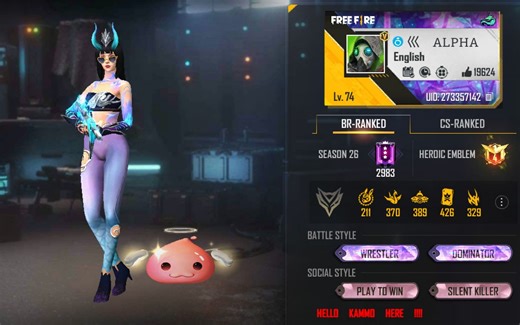 Alpha FF's Free Fire MAX ID, stats, real name, and monthly income in March 2022