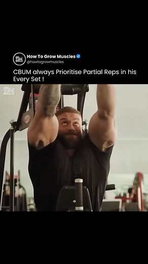 How To Grow Muscles on Instagram: "Partial Reps = GROWTH !"